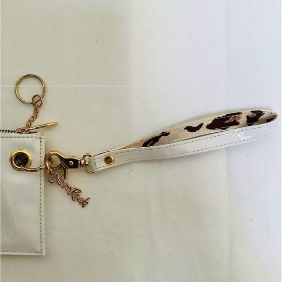 Glam Rock patent leather WRISTLET MINI BAG white - Picture 2 of 6